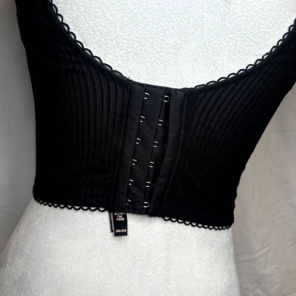 Victoria Secret Black Lace Floral Bra Womens Designer - Picture 7 of 8